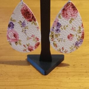 Floral Teardrop Earrings